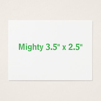 Cartes De Visite Créez Votre Propre Puissant, 3,5" x 2,5"