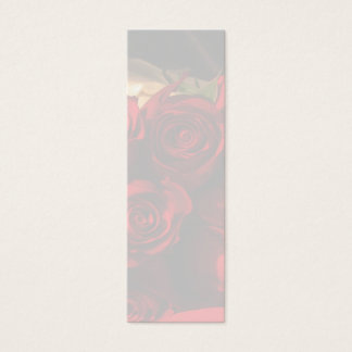 Cartes De Visite "Crimson Rose Bouquet" - Signet