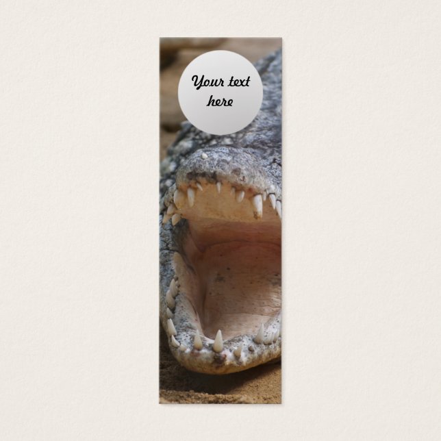 Cartes De Visite Crocodile (Devant)