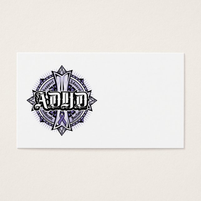 Cartes De Visite Croix celtique ADHD (Devant)