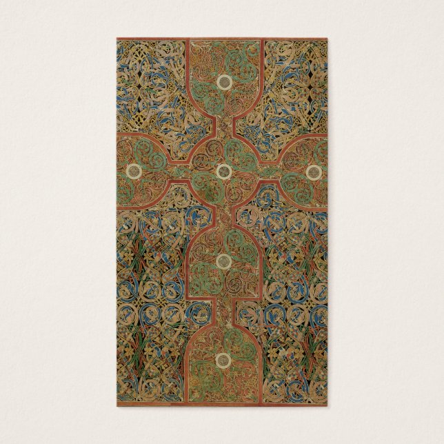 Cartes De Visite Croix celtique de Lindisfarne (Devant)