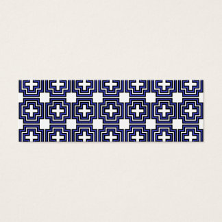 Cartes De Visite Croix et bleu Carré - Signet