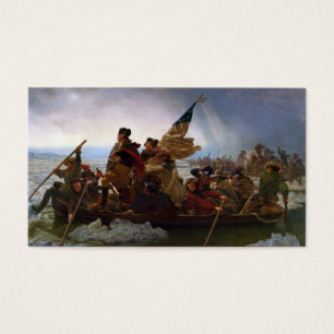 Cartes De Visite Crossing Delaware 1776 : Général George Washington