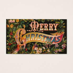 Cartes De Visite Cru de "Joyeux Noël"