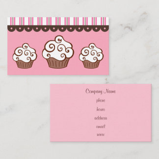 Cartes de visite Cupcake