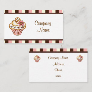 Cartes de visite Cupcake