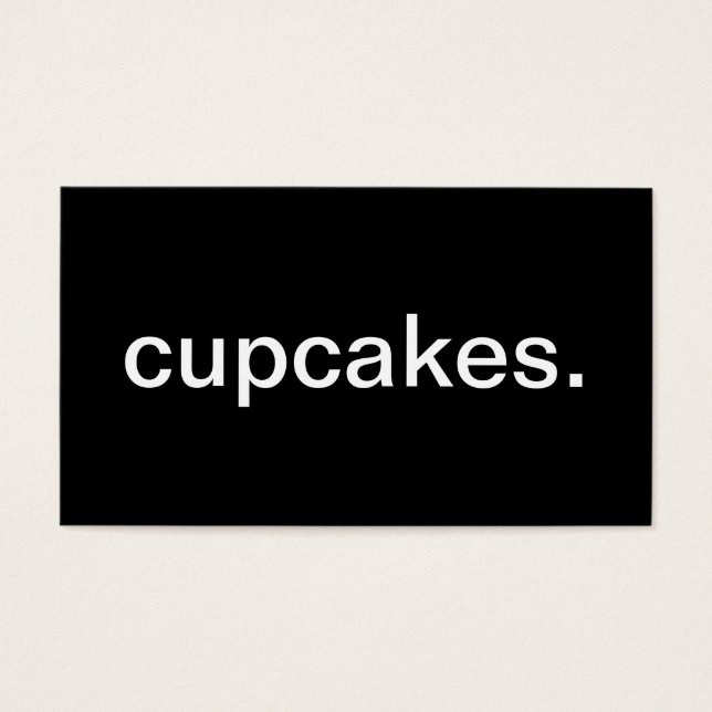 Cartes De Visite Cupcakes (Devant)
