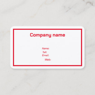 Cartes de visite Customisés