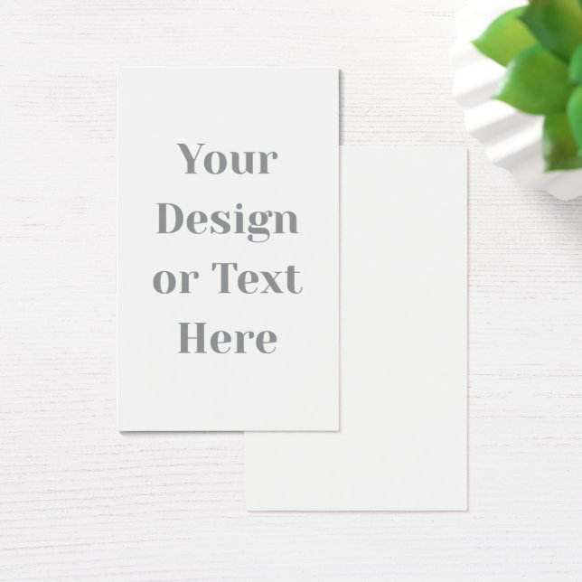 Cartes De Visite Customizable Your Design or Text Here Personalized (Bureau)