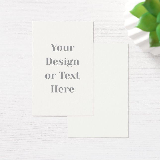 Cartes De Visite Customizable Your Design or Text Here Personalized (Bureau)