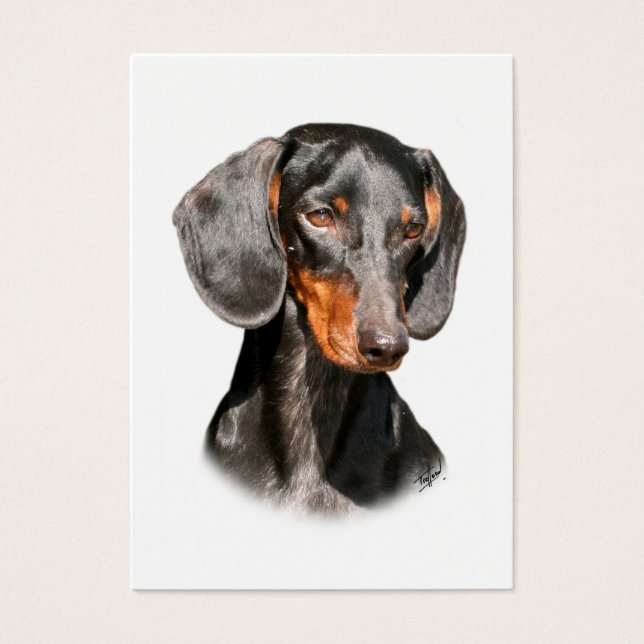 Cartes De Visite Dachshund 9Y420D-096a (Devant)