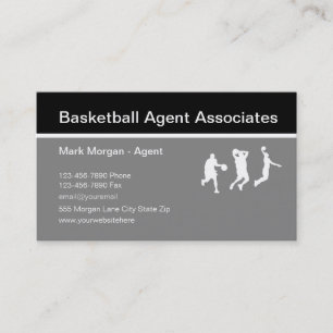 Cartes de visite d'agent de sports