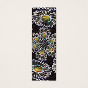 Cartes De Visite Daisy 1 Glow Kaleidoscope, Signet