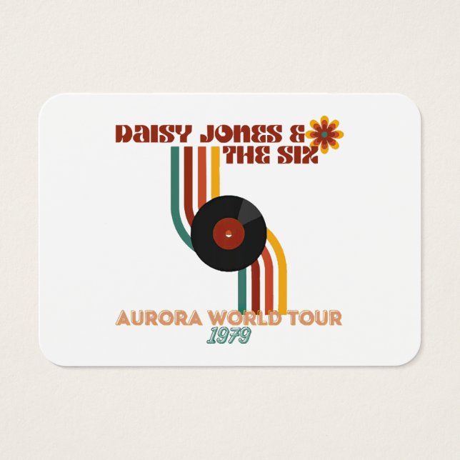 Cartes De Visite Daisy Jones et The Six  (Devant)