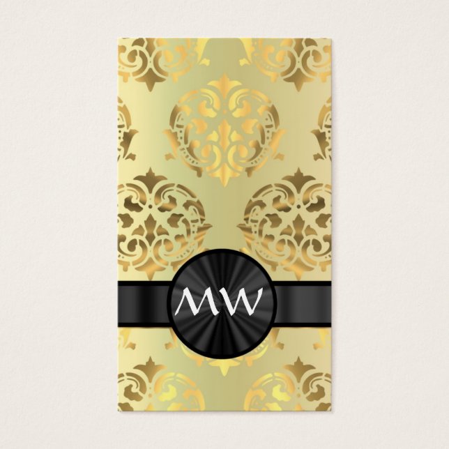 Cartes De Visite Damas d'or (Devant)