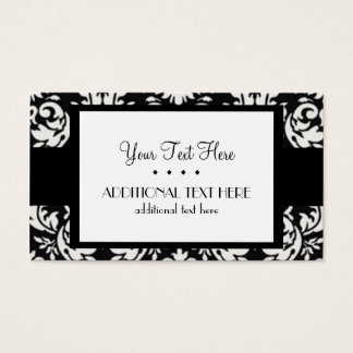 Cartes De Visite Damas noir et blanc