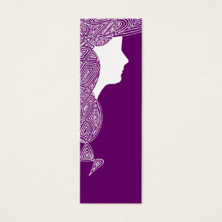 Cartes De Visite Dame - Couleur personnalisée Mini Signets