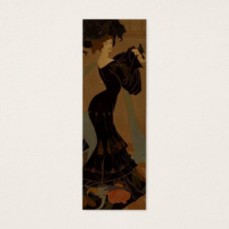 Cartes De Visite Dame en noir