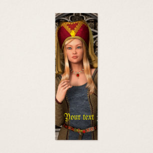 Cartes De Visite Dame médiévale