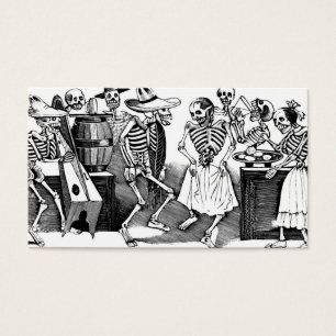 Cartes De Visite "Danser le Jarabe dans l'autre monde"