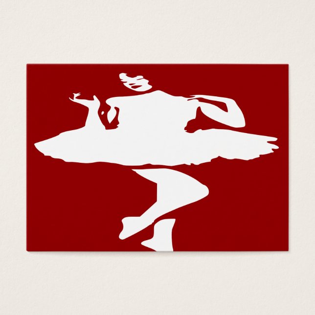 Cartes De Visite Danseur de ballet (Devant)