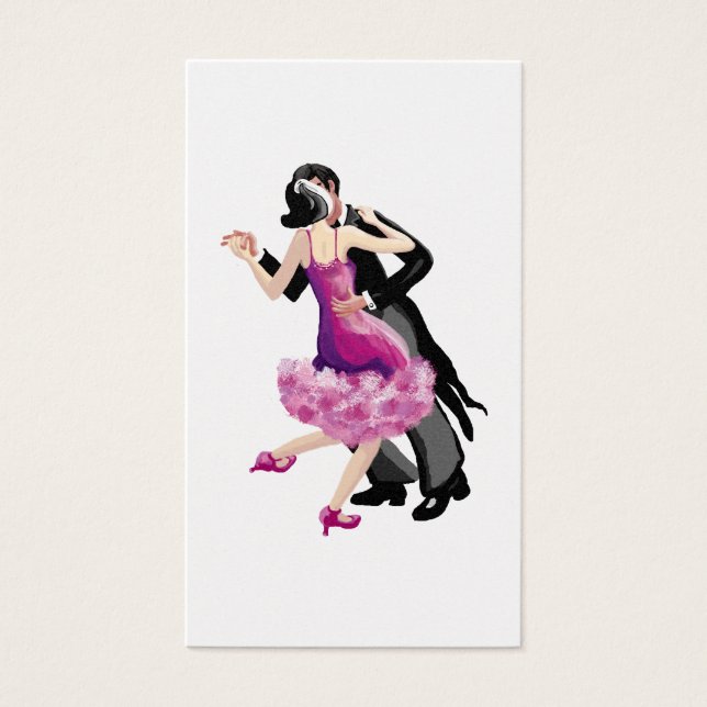 Cartes De Visite Danseurs, cours de danse (Devant)