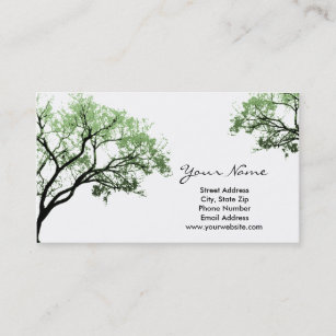 Cartes De Visite Arbres Nature Zazzle Fr