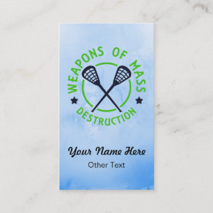 Cartes de visite d'armes de crosse personnalisable