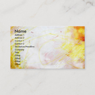 Cartes de visite d'art Abstraits
