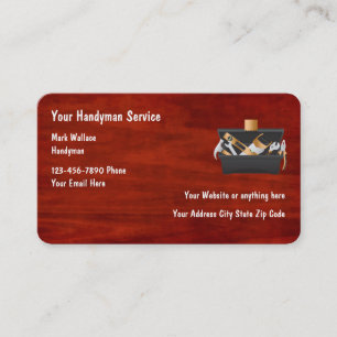 Cartes de visite d'artisan