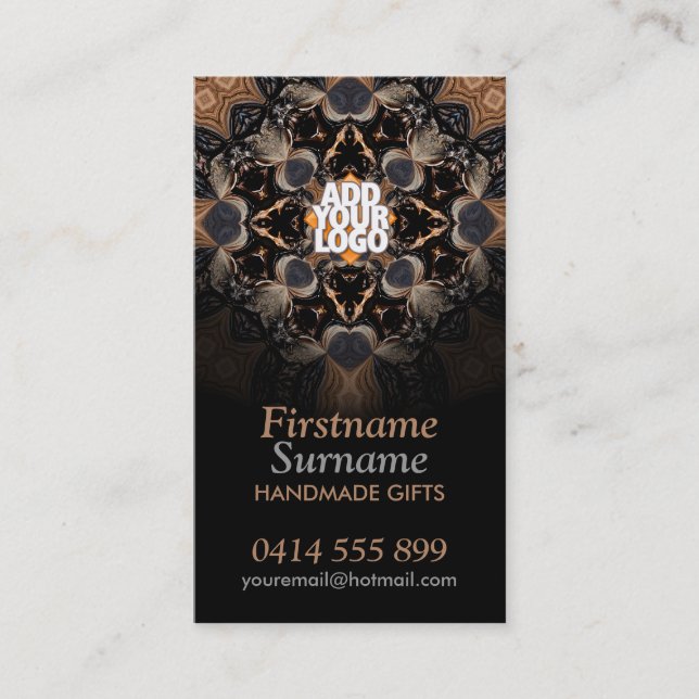 Cartes de visite d'artisanat de la Terre Patchwork (Devant)