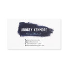 Cartes de visite d'artiste peintre avec icône de m