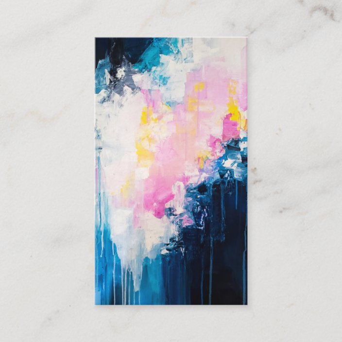 Cartes de visite d'artiste peintre avec