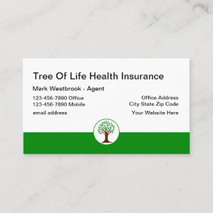 Cartes de visite d'assurance maladie