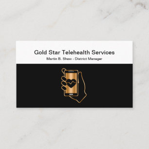 Cartes de visite d'assurance TeleHealth classe