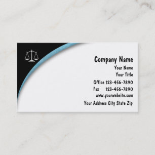 Cartes de visite d'avocat