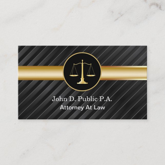 Cartes de visite d'avocat (Devant)