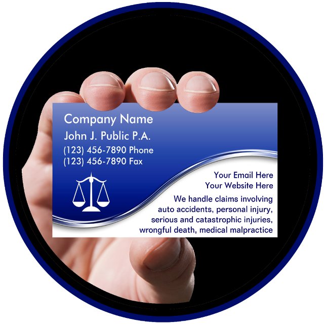 Cartes de visite d'avocat (Créateur téléchargé)