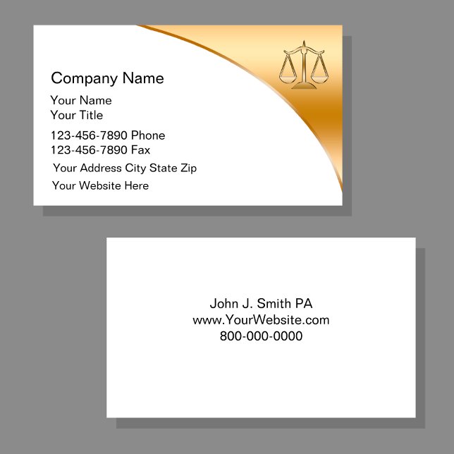 Cartes de visite d'avocat (Créateur téléchargé)