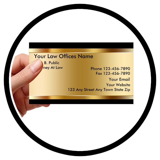 Cartes de visite d'avocat (Créateur téléchargé)