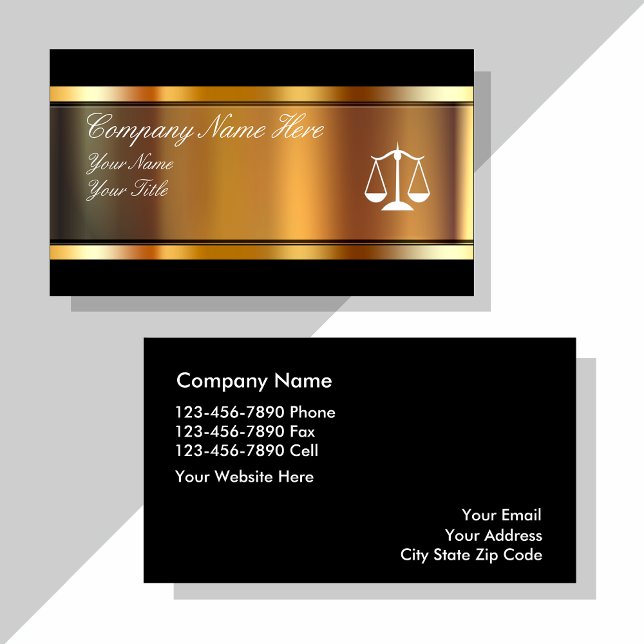 Cartes de visite d'avocat (Créateur téléchargé)
