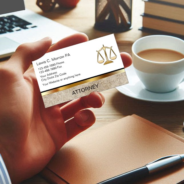 Cartes de visite d'avocat (Créateur téléchargé)