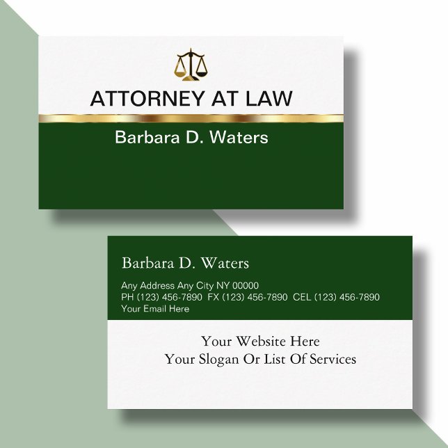 Cartes de visite d'avocat (Créateur téléchargé)