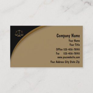 Cartes de visite d'avocat