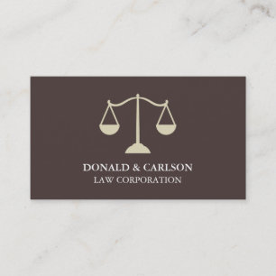 Cartes de visite d'avocat Échelles modernes de la 