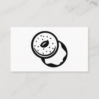 Cartes de visite de bagel