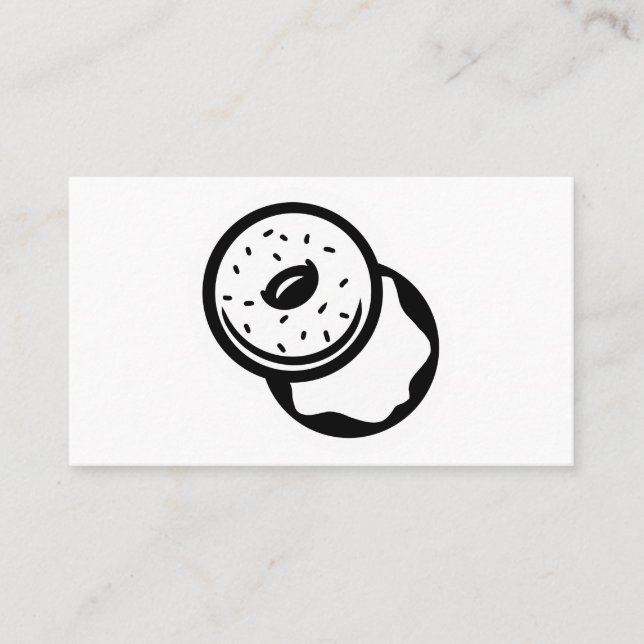 Cartes de visite de bagel (Devant)