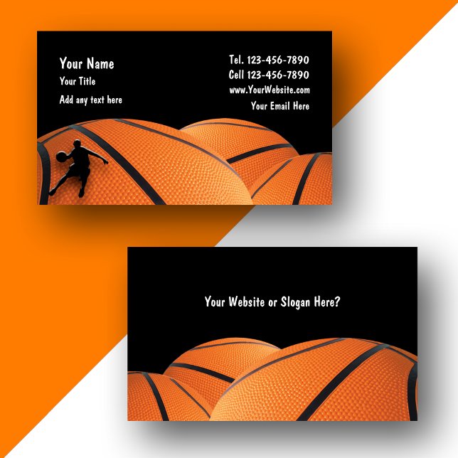 Cartes de visite de basketball (Créateur téléchargé)