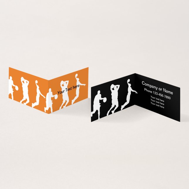 Cartes de visite de basketball les plus cool (Intérieur et extérieur)