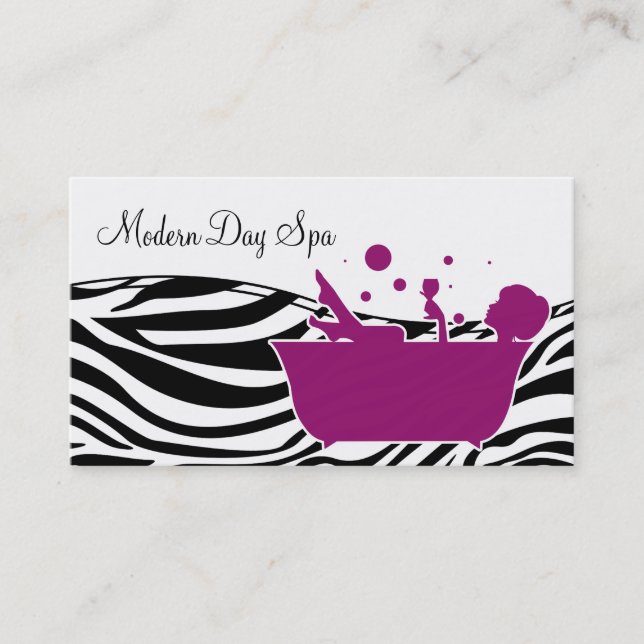 Cartes de visite de beauté (Devant)